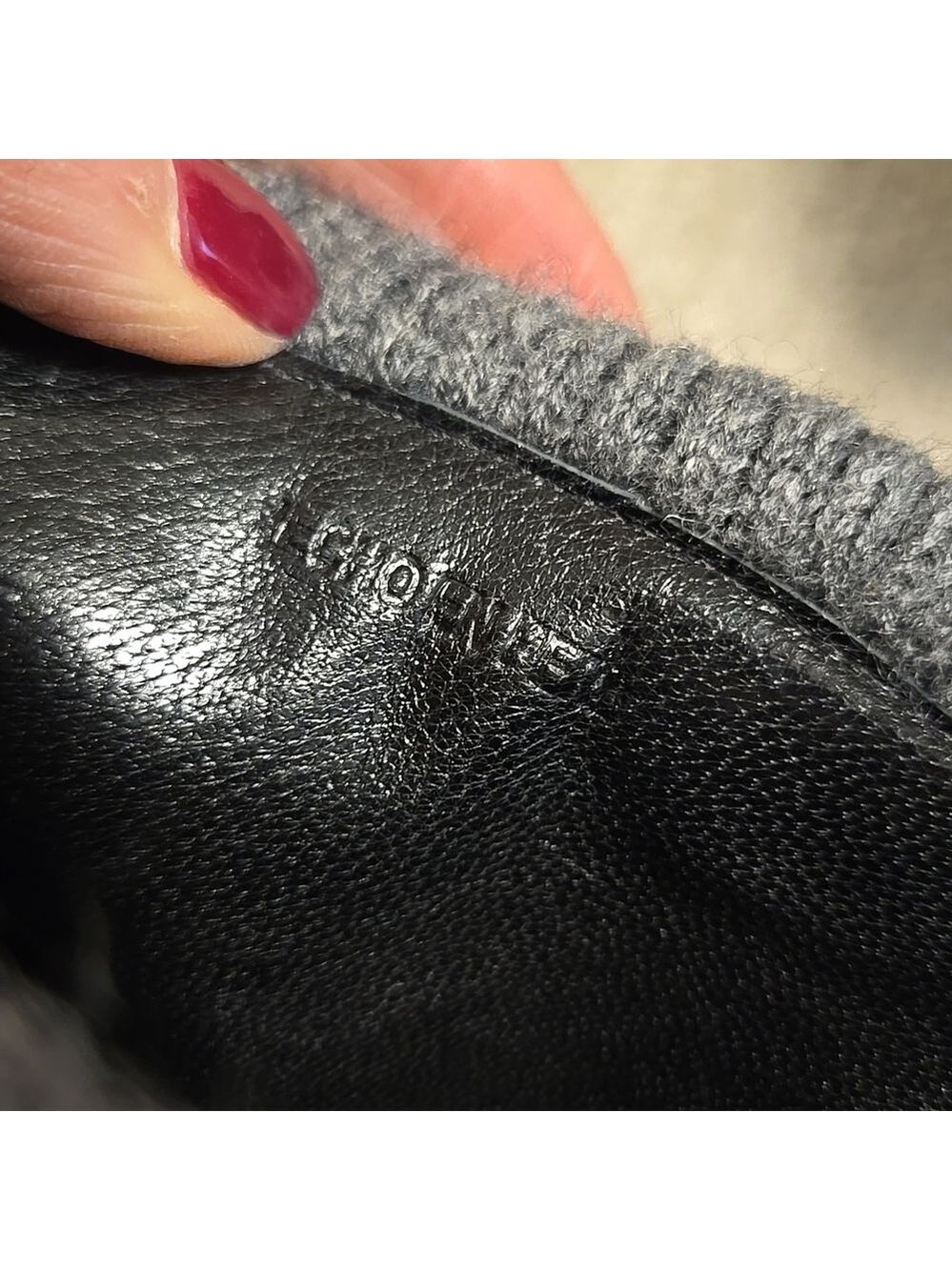 NWOT Rachel Comey Knit Cuff Heeled Booties Chocolate and Grey - Picture 11 of 13